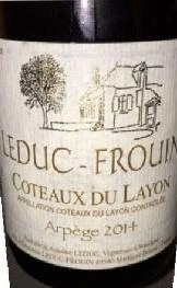 Вино Domaine Leduc-Frouin  La Seigneurie Leduc-Frouin Côteaux du Layon Arpege AOC   2016 750 мл