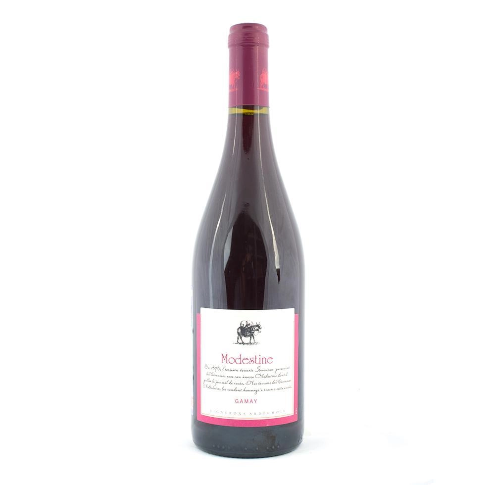 Вино Vignerons Ardechois IGPArdeche Modestine Gamay   Винеронс Ардэшуа Модестин Гаме 2016 750 мл