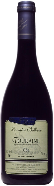 Вино Domaine Bellevue Cot Touraine AOC  2018 750 мл