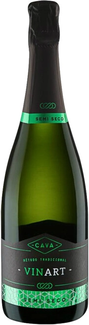 Игристое вино Vinart   Semi Seco  Cava DO     750 мл