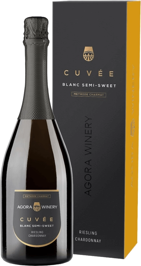 Игристое вино Agora Cuvee Агора Кюве Рислинг Шардоне п/у  750 мл  12,5%