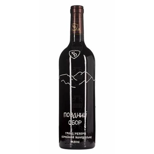 Вино Константина Дзитоева   Поздний Сбор Гранд Резерв   2018  750 мл  14%