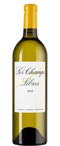 Вино Les Champs Libres Blanc Bordeaux AOC  Ле Шам Либр Блан 2020 750 мл  14%