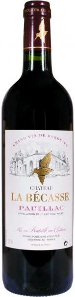 Вино Chateau La Becasse Pauillac AOC   Шато Ля Бекас 2007  750 мл