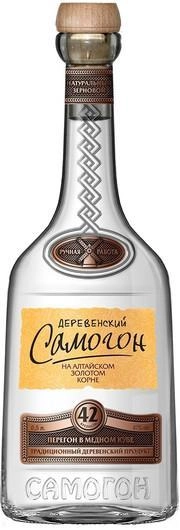 Водка  Деревенский Самогон На алтайском золотом корне  500 мл