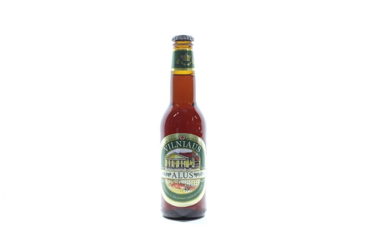 Пиво Vilniaus Alus Dark with Herbs Вильнюс фильтрованное с травами 330 мл