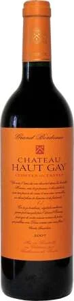 Вино  Comtes de Tastes Chateau Haut Gay Bordeaux Superieur АОС  2019 750 мл  13,5 %