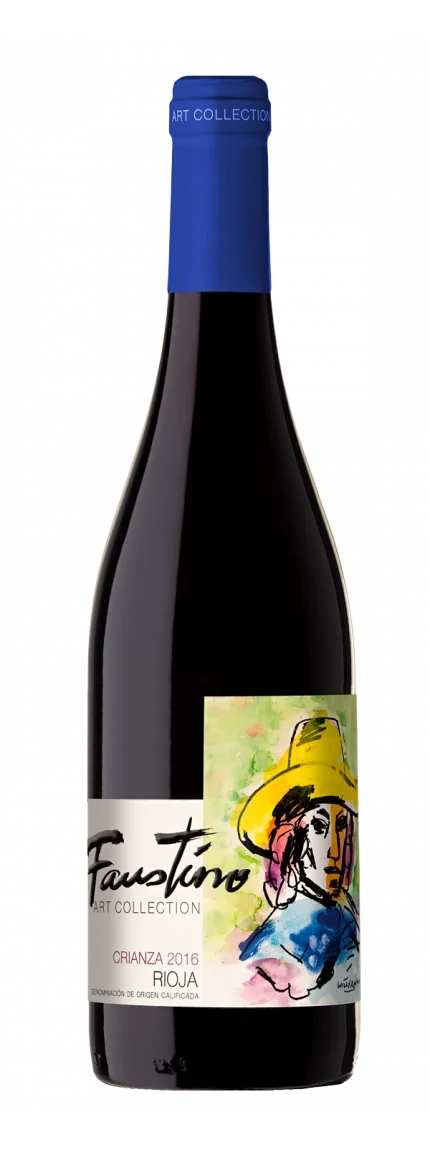 Вино Faustino  Art Collection  Crianza Rioja DOC Фаустино Арт Коллекшн  Крианса 2016 750 мл