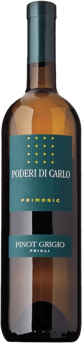 Вино Poderi di Carlo Pinot Grigio Friuli Isonzo DOC Подери ди Карло Пино Гриджио 2020 750 мл