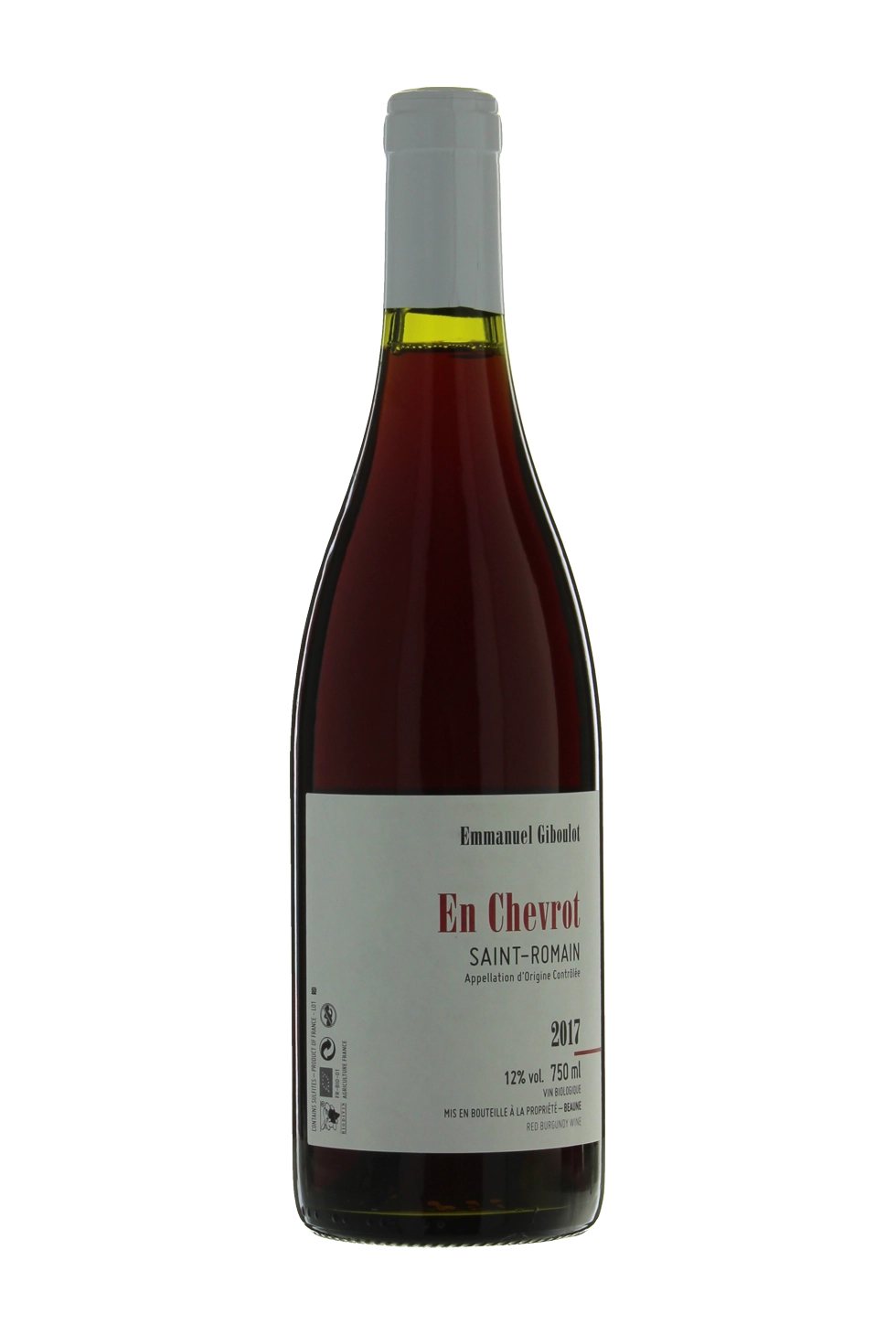 Вино Emmanuel Giboulot En Chevrot Saint-Romain Rouge  2017 750 мл