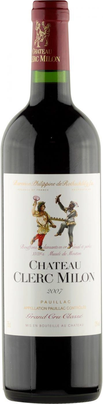 Вино Chateau Clerc Milon Grand Cru Classe (Pauillac) AOC  2017  750 мл