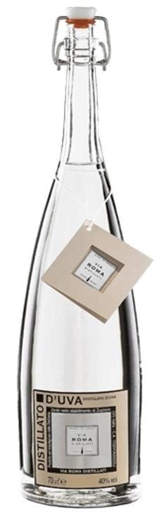 Граппа Grappa Via Roma Distillato d’Uva   700 мл