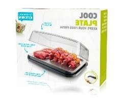 Охлаждающий контейнер-тарелка VacuVin Barbecue Cooler/Cool Plate в комплекте с охлаждающим элементом для продуктов