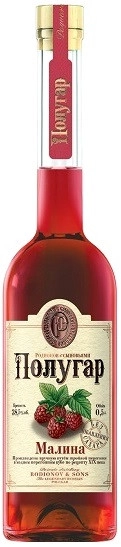 Водка  Полугар  Пшеничный  Малина  500 мл