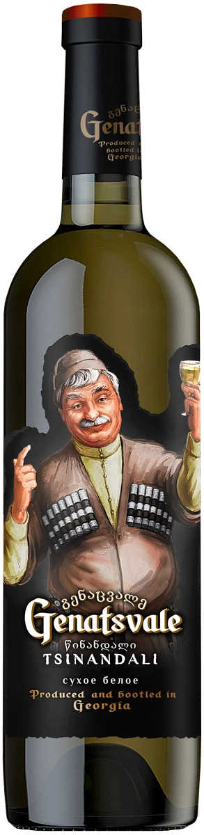 Вино   Genatsvale Tsinandali  Цинандали Кахетия Генацвале 750 мл