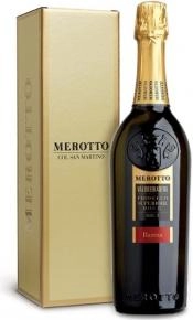 Игристое вино Merotto Bareta Valdobbiadene Prosecco Superiore DOCG Меротто Барета в подарочной упаковке 750 мл