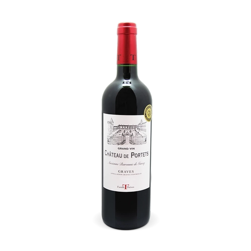 ВИНО  Chateau de Portets  ШАТО ДЕ ПОРТЕ  красное сухое 2016 750 мл