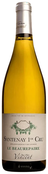 Вино Jean-Marc Vincent Santenay 1er Cru 'Le Beaurepaire'  Blanc  2023  750 мл 12,5%