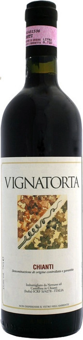 Вино Vignatorta Chianti Кьянти Виньяторта  2019  750 мл