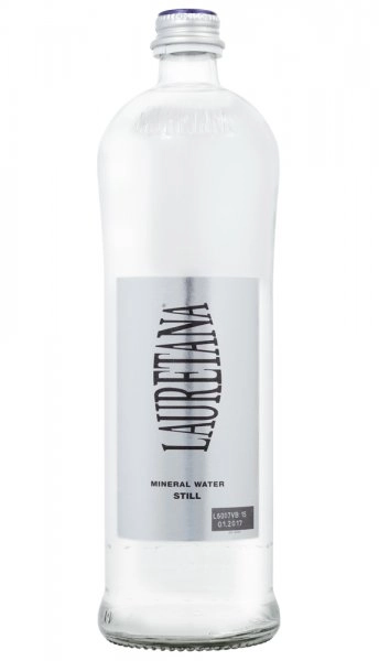 Вода  Lauretana Pininfarina Лауретана Пининфарина   негазированная в стеклянной бутылке 750 мл