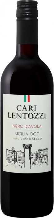 Вино   Villa degli Olmi Cari Lentozzi  Nero D’Avola Sicilia  DOC   Вилла Дельи Ольми  Кари Лентоцци Неро Д Авола Сицилия  2019 750 мл