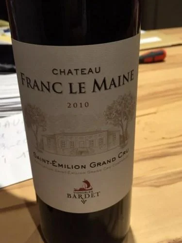 Вино Chateau Franc Le Maine Expression Шато Фран Ле Мен Экспрессьон AOC 2011 750 мл