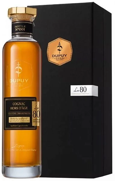 Коньяк Dupuy Hors D'Age LOT 80 Grande Champagne AOC in gift box 700 мл
