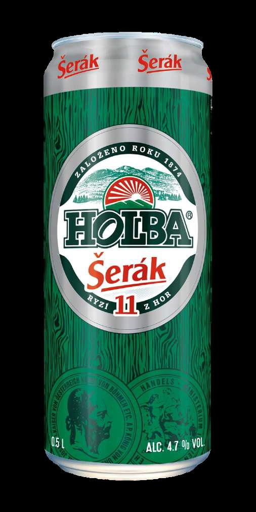 Пиво Holba Serak Холба Шерак   Ж/Б 500 мл