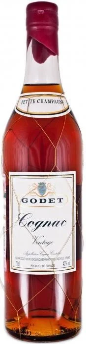 Godet Vintage Petite Champagne Винтаж Птит Шампань 1972,40%,0.7л.