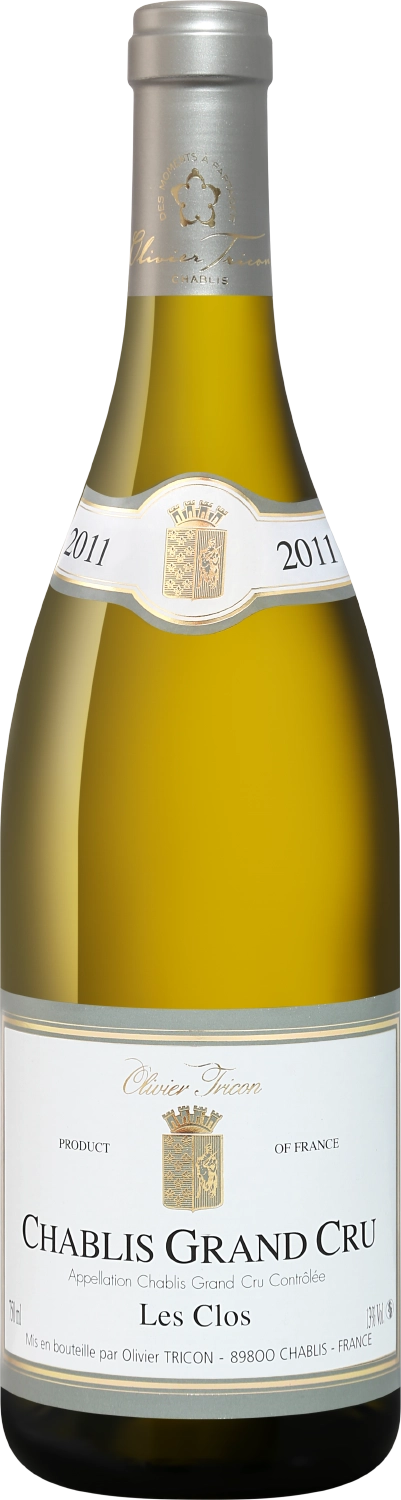 Вино Maison Olivier Tricon Les Clos Chablis Grand Cru АОС  Мезон Оливье Трикон  Ле Кло Шабли Гран Крю АОС   АОС 2019 750 мл