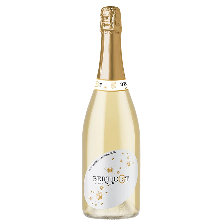 Игристое вино безалкогольное  Berticot white  2025 750 мл  0 %