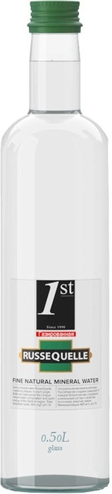 Вода RusseQuelle  РуссКвелле газированная  стекло 500 мл