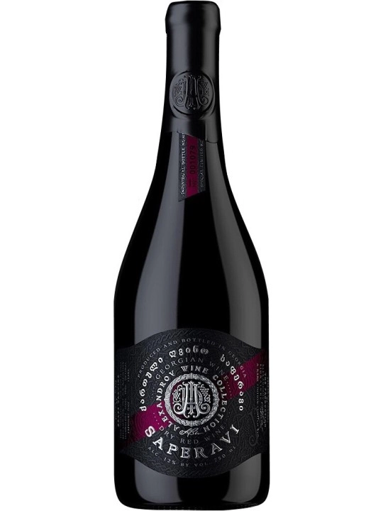 Вино Коллекция вин Александрова Саперави  2021  750 мл