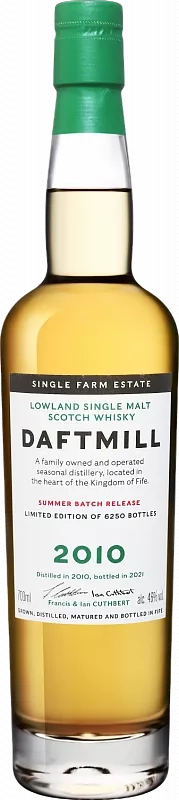 Виски Daftmill Lowland Winter Batch Release  Single Malt Scotch Whisky    2010 46% 700 мл