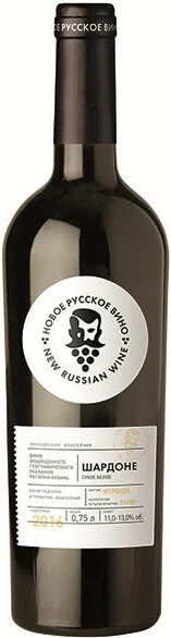 Вино Новое Русское Вино Шардоне ООО Запорожское  750 мл