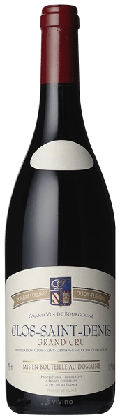 Вино Domaine Coquard Loison-Fleurot Clos Saint-Denis Grand Cru  2017 750 мл  13,5%