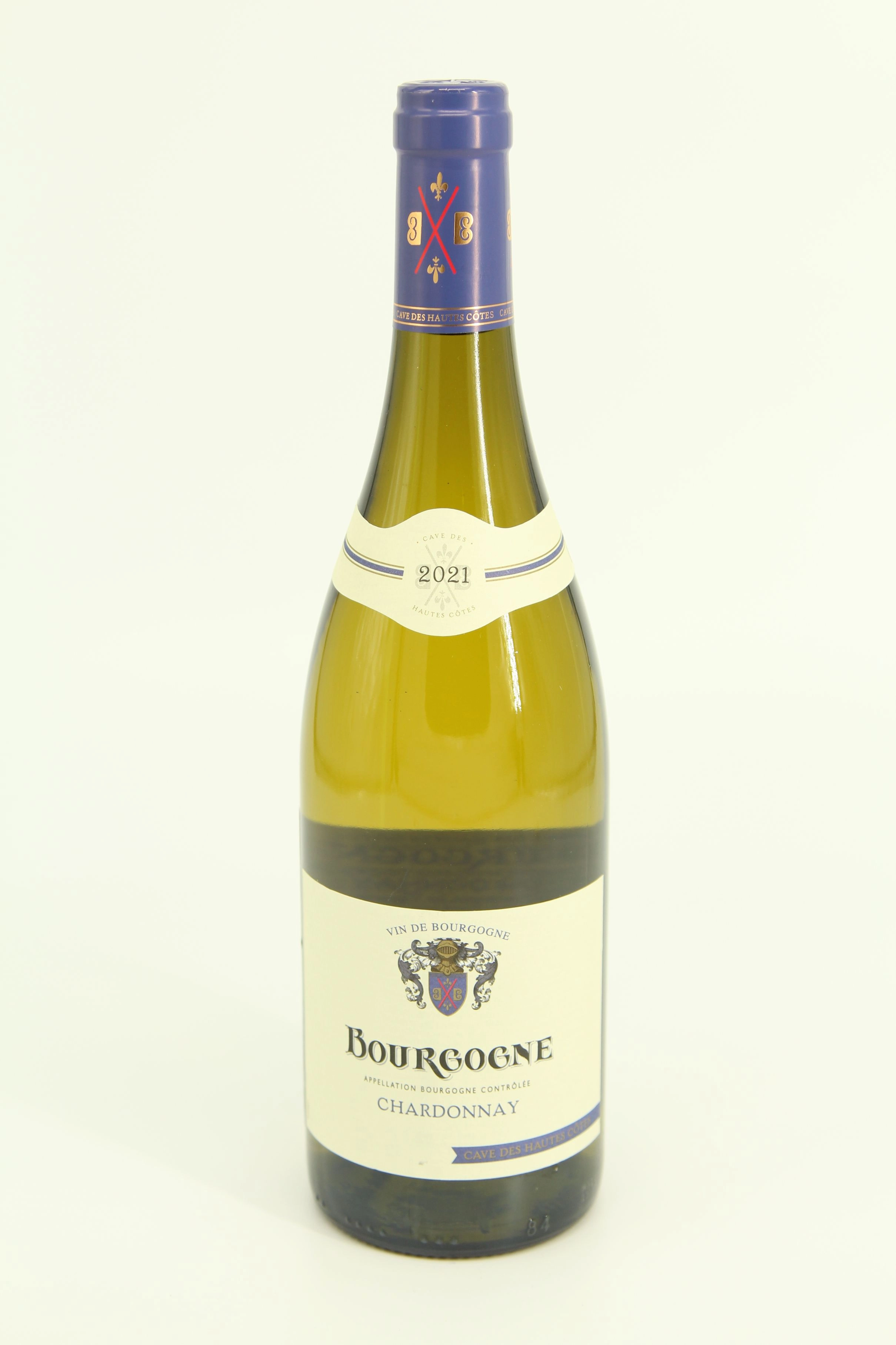 Вино La Cave des Hautes Cotes Bourgogne Chardonnay 2021 750 мл 12,5%