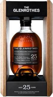 Виски  Glenrothes 25 Years Old  wooden box  700 мл