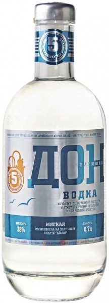 Водка Дон-Батюшка в подарочной упаковке  700 мл