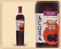 Винный напиток  Acura red with Plum Flavour sweet Акура Красная со вкусом сливы сладкий 750 мл