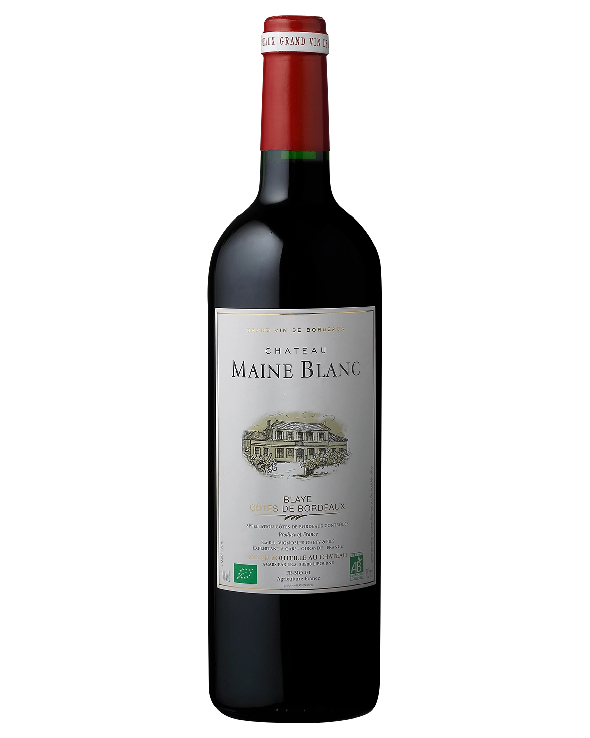 Вино  Jean-Baptiste Audy  Château Maine Blanc Bio Blaye  2015 750 мл