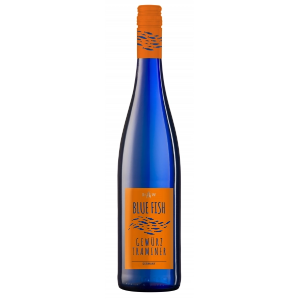 Вино  Die Weinmacher   Blue Fish Gewurztraminer     Ди Вайнмахер Блю Фиш  Гевюрцтраминер  2017 750 мл