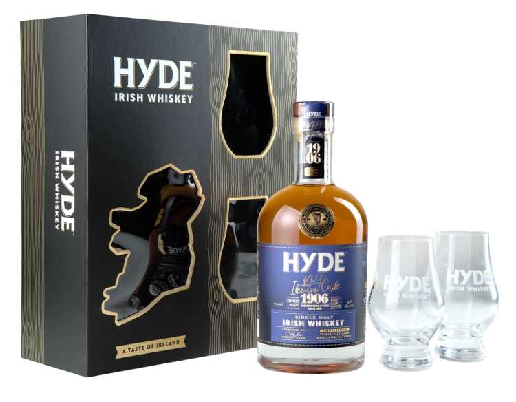 Виски Hyde №9 Port Cask Finish gift box with 2 glasses  700 мл