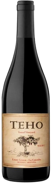 Вино  Teho Tomal Vineyard Malbec  2018 750 мл