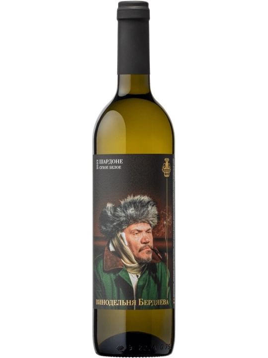 Вино Винодельня Бердяева  Шардоне белое сухое 2022  750 мл 12,1%