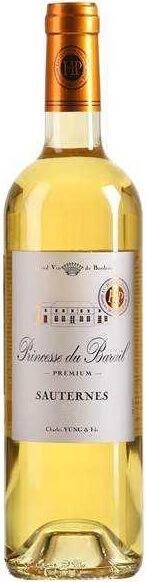 Вино Charles Yung et Fils  ''Princesse du Barail" Premium  Sauternes AOC   750 мл