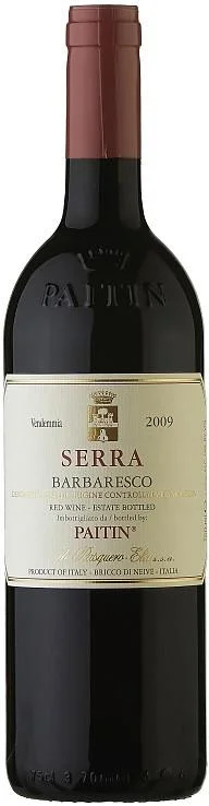 Вино Paitin, "Serra", Barbaresco DOCG, 2009/Вино Пайтин, "Серра", Барбареско, 2009, 0,75