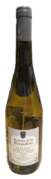 Вино  Alexandre Déramé  Muscadet Sèvre et Maine Sur Lie  "Domaine de la Morandière"   Александр Дераме  Мюскаде де Севр э Мен Сюр Ли "Домен де ля Морандьер"  2018 750 мл