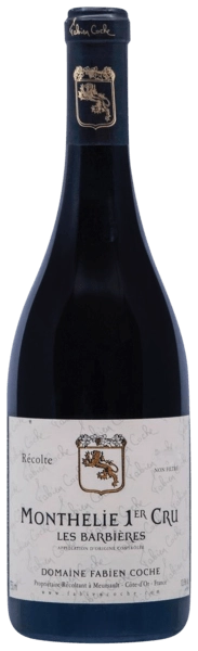 Вино Domaine Fabien Coche Monthelie 1er Cru Les Barbières  2022  750 мл