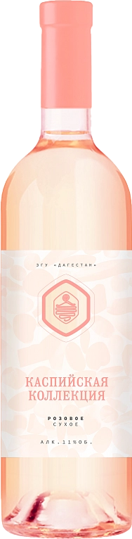 Вино ЗГУ Каспийская Коллекция сухое розовое 750 мл